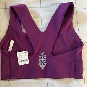 Free People Movement Sports Bra NWT | Deep Mulberry | Size S